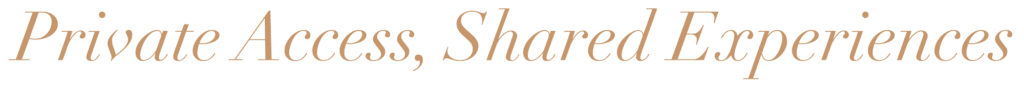Private Access, Shared Experiences